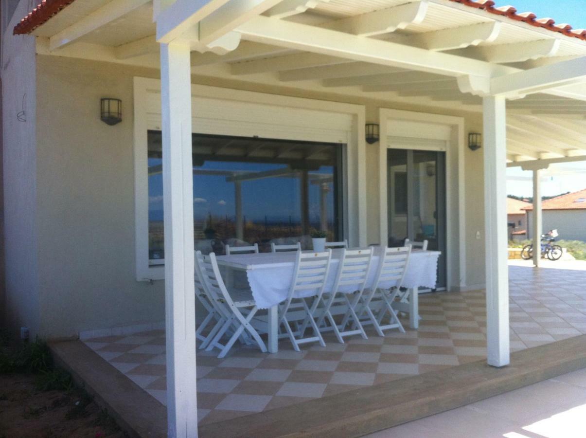Magnificent Seascape Villa On A Secluded Beach Nea Moudania Exterior photo